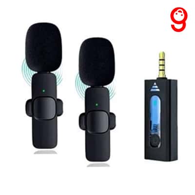 K35 Dual Wireless Microphone For 3.5mm