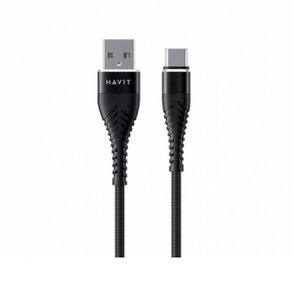 havit_cb707_usb_to_type-c_data_charging_cable_1-1.jpg Havit CB707 USB To Type-C Data & Charging Cable - Image 1