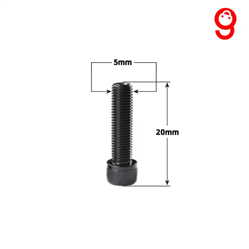 MS Allen Key Nut 5mm Long 20mm