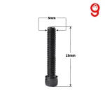 MS Allen Key Nut 5mm Long 25mm