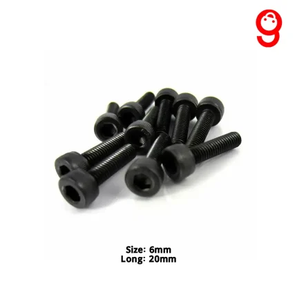 6. MS Allen Key Nut 6mm Long 20mm