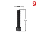 MS Allen Key Nut 6mm Long 25mm