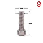 5mm SS Allen Key Nut Long 15mm